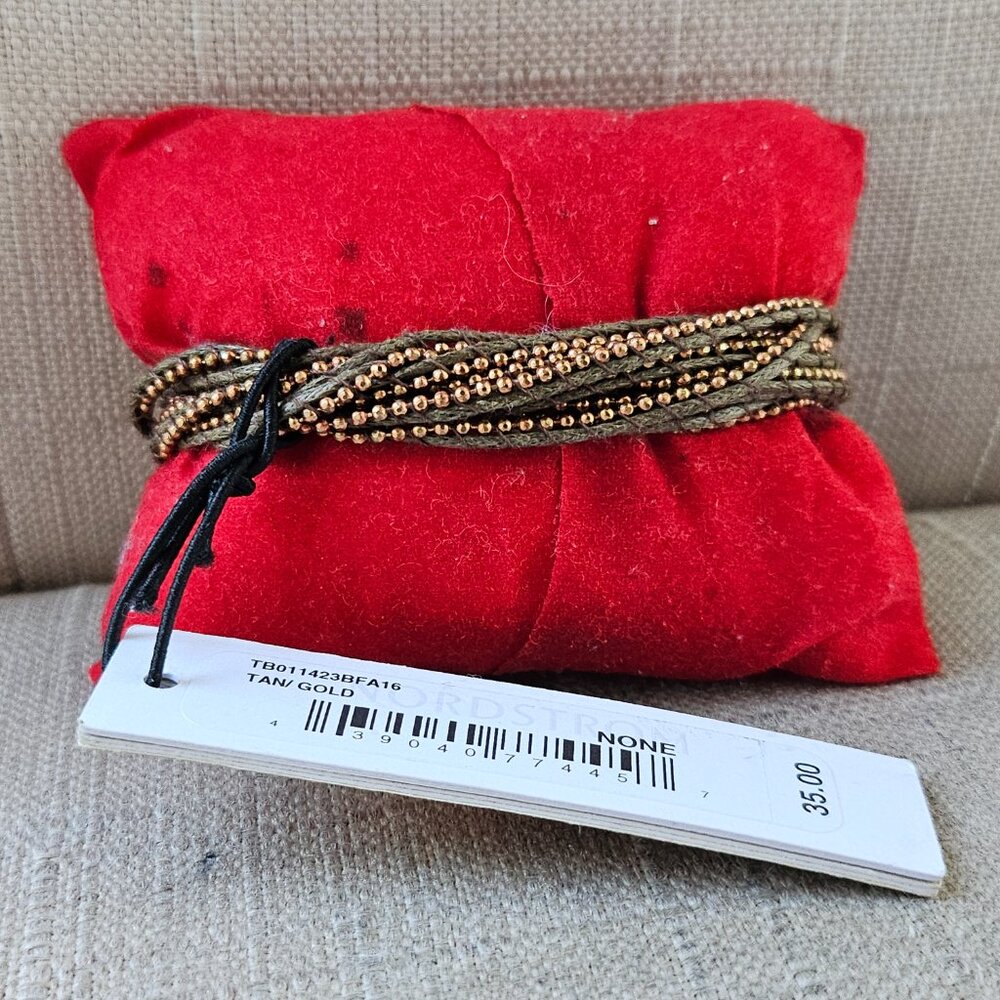 Treasure & Bond Girls Bracelet Brown Wrist Band Magnet Closure New $35 - Picture 4 of 16
